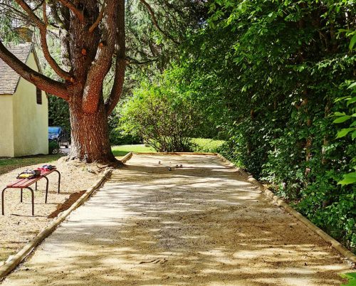 terrain de pétanque